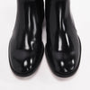 Maison Margiela Black Patent Leather Ankle Boots 42 - Blue Spinach