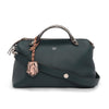 Fendi Amazzonia Calfskin & Elaphe Medium By The Way Bag - Blue Spinach