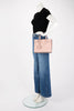 Saint Laurent Pink Smooth Calfskin Baby Sac de Jour Bag - Blue Spinach