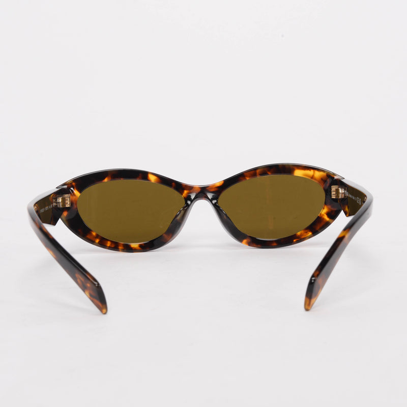 Prada Havana Symbole Sunglasses - Blue Spinach