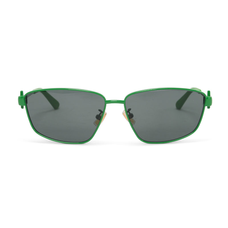 Bottega Veneta Green Turn Sunglasses - Blue Spinach