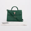 Dior Emerald Green Grained Calfskin Medium Diorever Bag - Blue Spinach