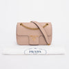 Prada Cipria Saffiano Flap Shoulder Bag - Blue Spinach