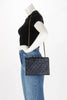 Chanel Vintage Navy Quilted Lambskin Small CC Flap Bag - Blue Spinach