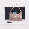 Prada Pink Satin & Crystal Re-Edition 2000 Bag - Blue Spinach