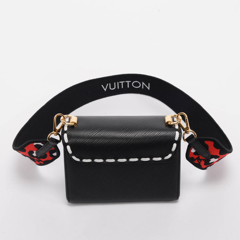 Louis Vuitton Black Epi Wild at Heart Twist PM - Blue Spinach