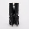 Chanel Black Calfskin CC Whipstitch Boots 37 - Blue Spinach