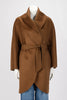 Max Mara Caramel Cashmere Belted Coat IT 36 - Blue Spinach