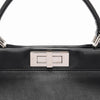 Fendi Black Calfskin Medium Monster Eyes Peekaboo Bag - Blue Spinach