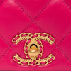 Chanel Fuchsia Quilted Lambskin On And On Chain Bag - Blue Spinach