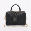 Louis Vuitton Black Monogram Empreinte Petite Malle Souple Bag - Blue Spinach