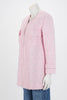 Chanel Pink Fantasy Tweed Collarless Jacket FR 38 - Blue Spinach