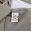 Hermes Taupe Alpaca Tapis Persans Silk Panel Cardigan FR 34 - Blue Spinach