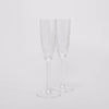 Hermes Crystal Iskender Champagne Flute Set - Blue Spinach