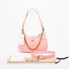 Gucci Pink Calfskin Small Aphrodite Shoulder Bag - Blue Spinach