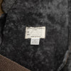 Brunello Cucinelli Brown Shearling Wrap Front Coat IT 42 - Blue Spinach