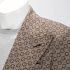 Gucci Brown Wool G Jacquard Jacket 48 - Blue Spinach