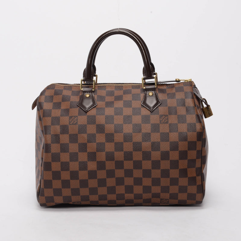 Louis Vuitton Damier Ebene Speedy 30 - Blue Spinach