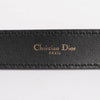 Dior Black Calfskin D-Fence Belt - Blue Spinach