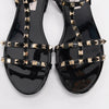 Valentino Black Jelly Rockstud Sandals 41 - Blue Spinach