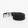 Prada Black & Grey Nylon Reversible Belt - Blue Spinach