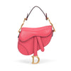 Dior Fuchsia Goatskin Micro Saddle Bag - Blue Spinach