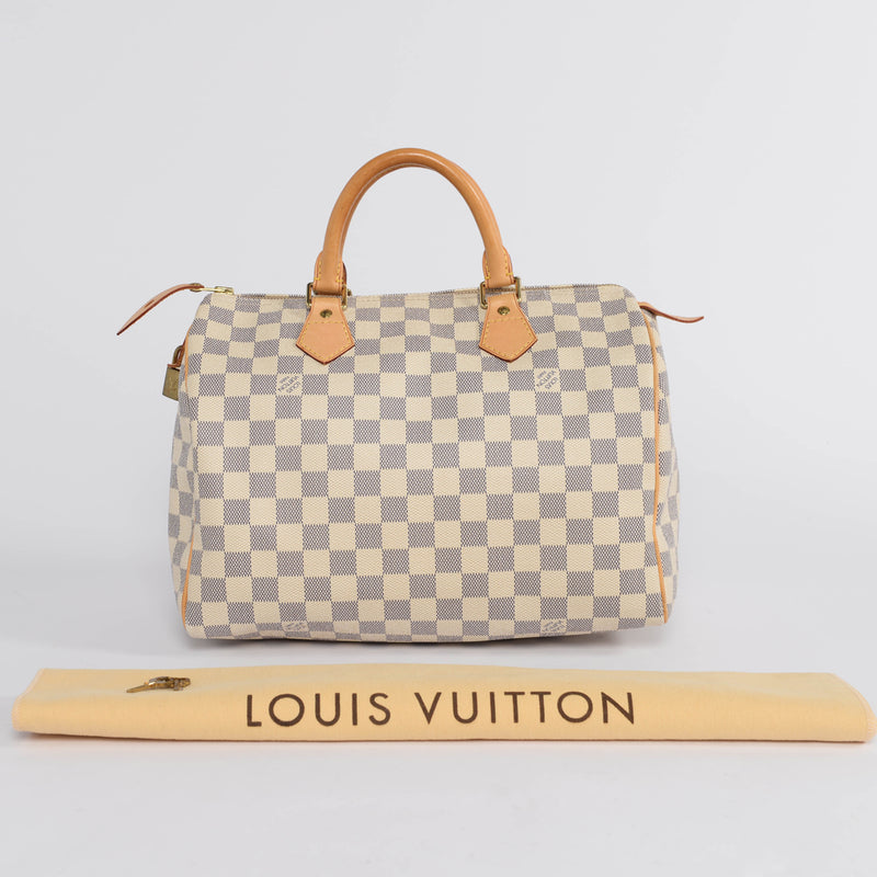 Louis Vuitton Damier Azur Speedy 30 - Blue Spinach