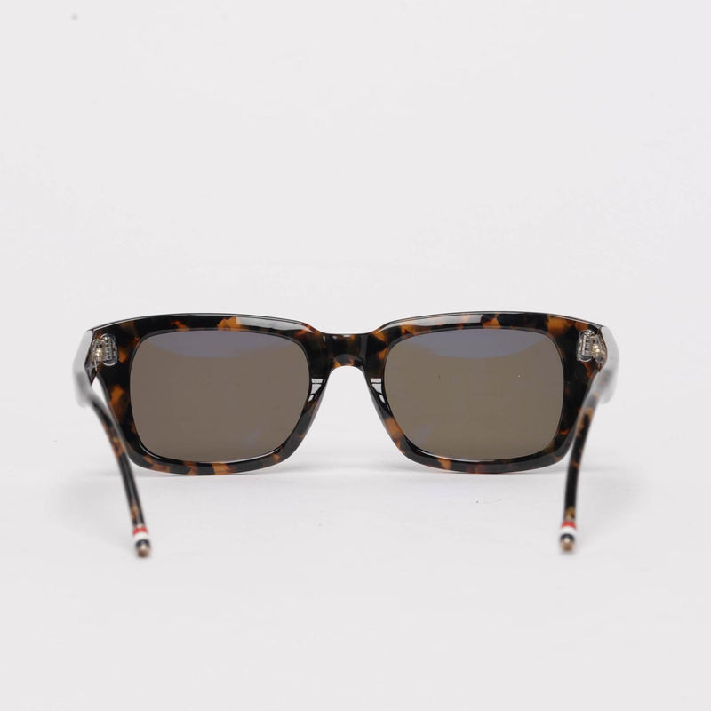 Thom Browne Havana Square Sunglasses - Blue Spinach