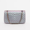 Chanel Purple Iridescent Chevron Reissue 2.55 Bag 225 - Blue Spinach