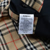 Burberry Black Cotton Single Breasted Hooded Coat IT 52 - Blue Spinach