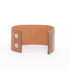 Hermes Cognac Leather Collier de Chien Shadow Bracelet - Blue Spinach