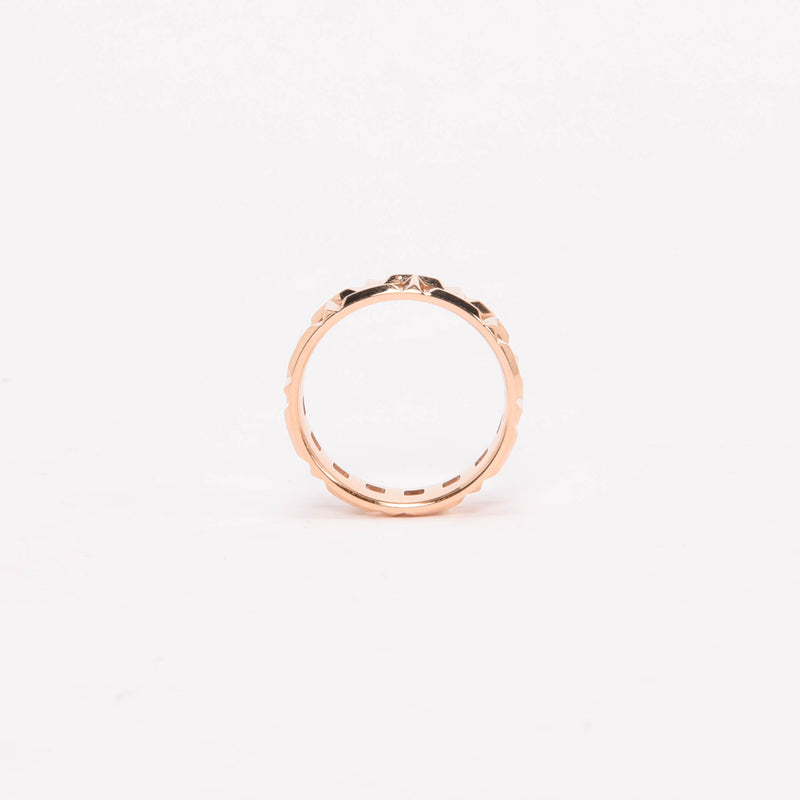 Tiffany & Co 18k Rose Gold Tiffany T True Wide Ring - Blue Spinach