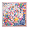 Hermes Multicolour Silk Chacun Fait Son Nid Scarf 90 - Blue Spinach