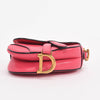 Dior Fuchsia Goatskin Micro Saddle Bag - Blue Spinach