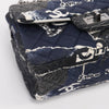 Chanel Graffiti Quilted Jersey Mini Reissue 2.55 Flap Bag - Blue Spinach