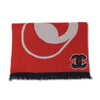 Chanel Red Cashmere "Gabrielle Coco" Fringed Scarf - Blue Spinach