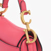 Dior Fuchsia Goatskin Micro Saddle Bag - Blue Spinach