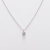 Tiffany & Co Platinum & Diamond Pendant Necklace - Blue Spinach