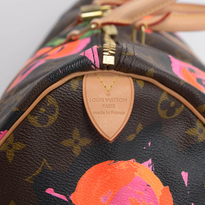 Louis Vuitton x Stephen Sprouse Monogram Roses Keepall 50 - Blue Spinach