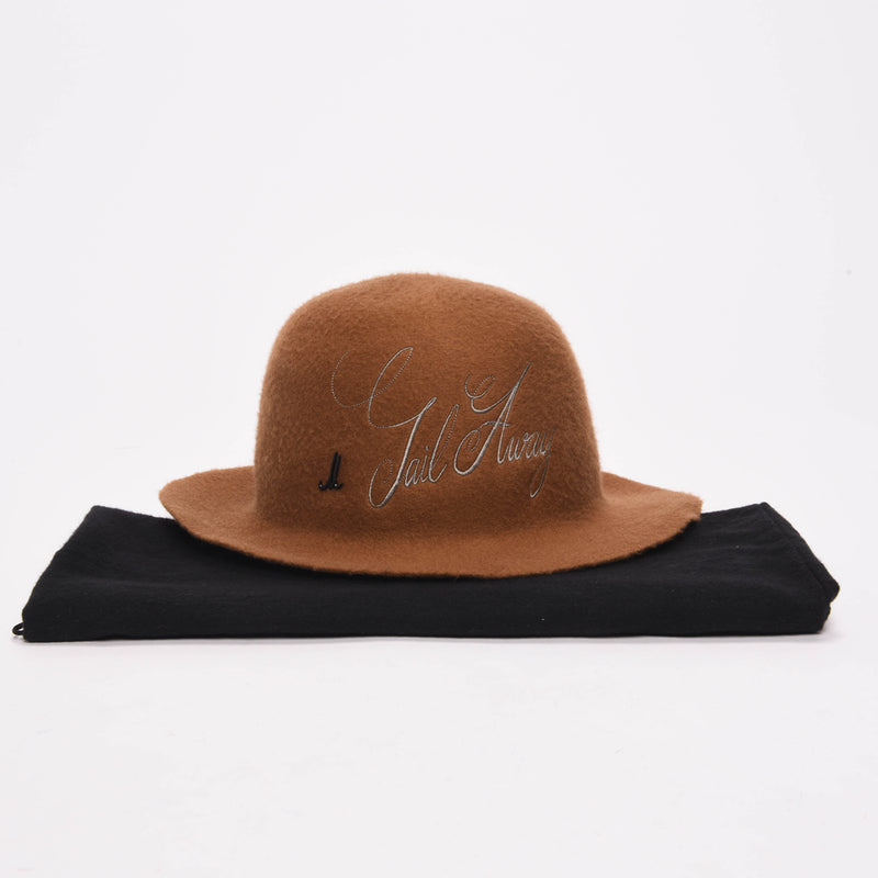 Junya Watanabe Brown Wool Felt Muehlbauer Hat - Blue Spinach