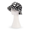 Chanel Black & White Printed Cotton Bucket Hat - Blue Spinach