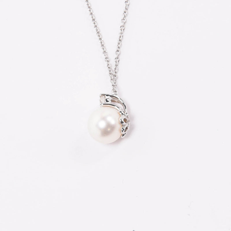 Tiffany & Co 18k White Gold Signature Pearls Pendant - Blue Spinach