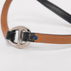 Hermes Black Swift Granville Double Tour Bracelet - Blue Spinach