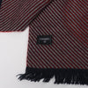 Chanel Red Cashmere "Gabrielle Coco" Fringed Scarf - Blue Spinach