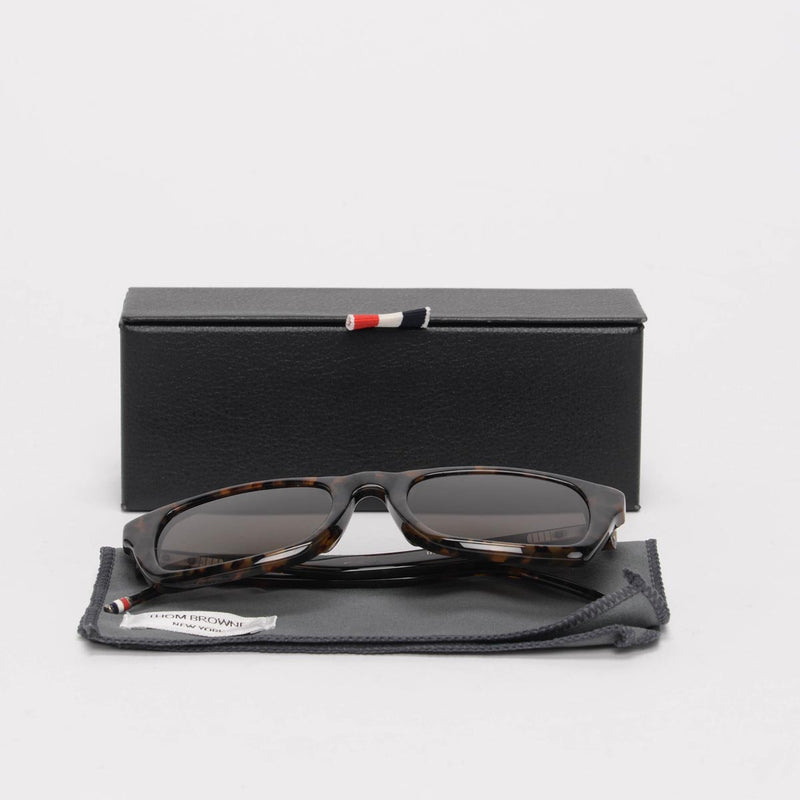 Thom Browne Havana Square Sunglasses - Blue Spinach