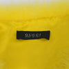 Gucci Yellow Marabou Bolero Jacket IT 38 - Blue Spinach