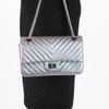 Chanel Purple Iridescent Chevron Reissue 2.55 Bag 225 - Blue Spinach