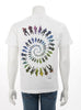 Louis Vuitton Ecru Cotton Wizard of Oz Spiral T-Shirt XS - Blue Spinach