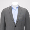 Dior Grey Herringbone Stitched Pocket Jacket 48 - Blue Spinach