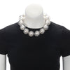 Chanel Resin Coated Faux Pearl Choker Necklace - Blue Spinach